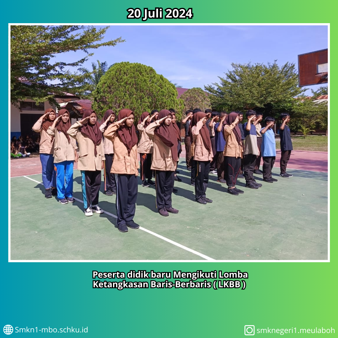 LOMBA KETANGKASAN BARIS-BERBARIS PESERTA DIDIK BARU