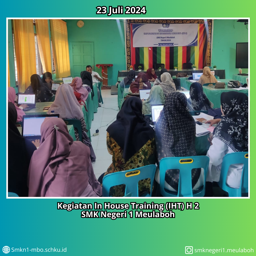 KEGIATAN IN HOUSE TRAINING (IHT) KURIKULUM MERDEKA TAHUN 2024 HARI KE 2